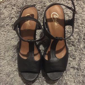 Wedges worn once!
